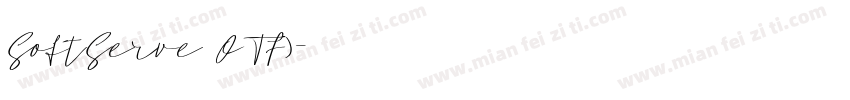 SoftServe OTF)字体转换